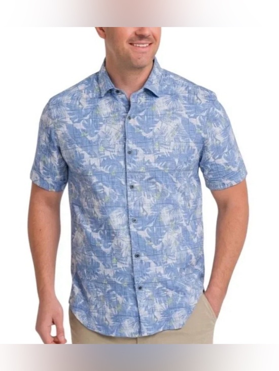 Robert Graham Other - Robert Graham Spencer Floral Tropical Leaf Blue
White Shirt Men's Size M